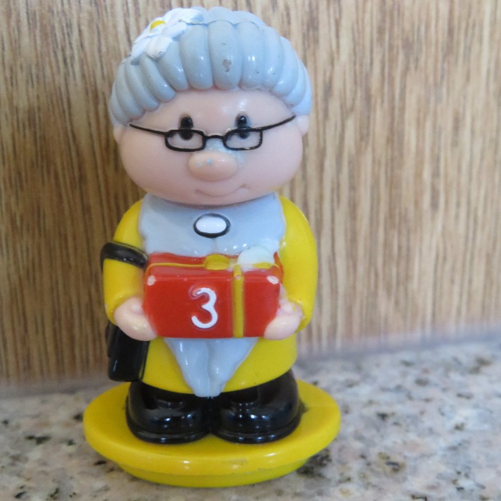 Grandma Cake Topper/Figurine 3rd Birthday 2.75" High (225V)